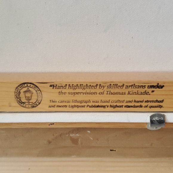 Thomas kinkade the garden of prayer painting - Picture 3 of 6